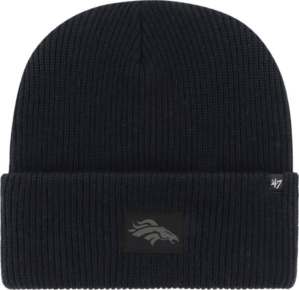 47 Men's Denver Broncos Compact Navy Cuffed Beanie product image