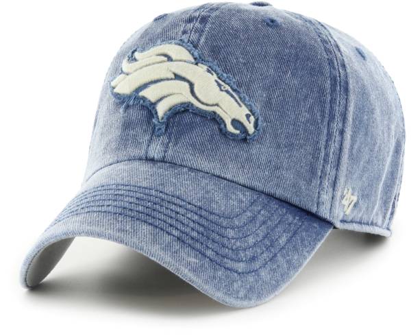'47 Men's Denver Broncos Esker Clean Up Navy Adjustable Hat product image