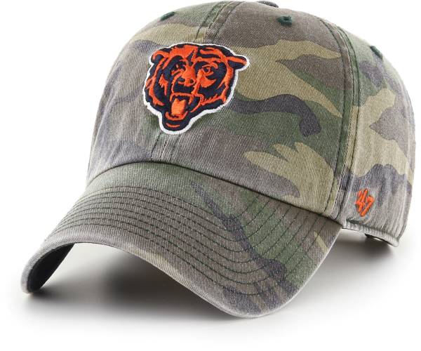 '47 Men's Chicago Bears Clean Up Camo Adjustable Hat product image