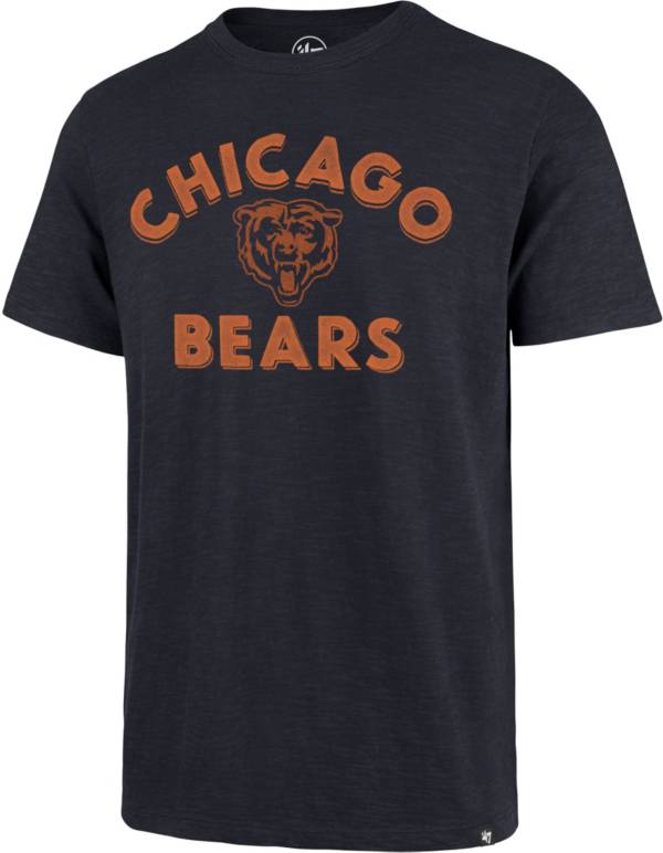 '47 Men's Chicago Bears Scrum Double Back Navy T-Shirt product image