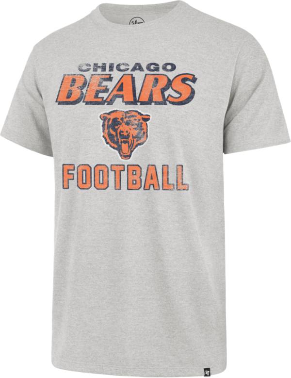 47 Men's Chicago Bears Dozer Franklin Throwback Grey T-Shirt