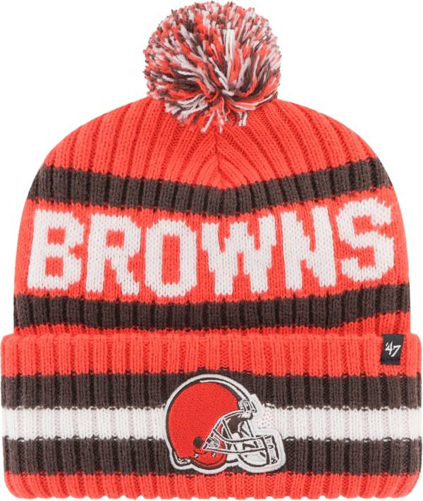 47 Men's Cleveland Browns Bering Orange Cuffed Beanie product image