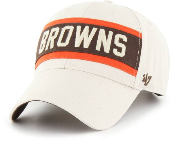 '47 Men's Cleveland Browns Crossroad MVP White Adjustable Hat product image
