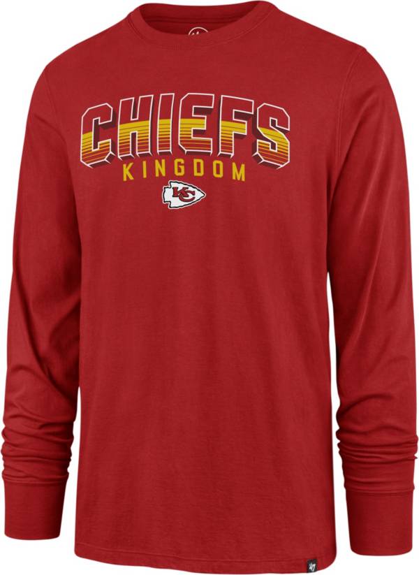 '47 Men's Kansas City Chiefs Red Chiefs Kingdom Long Sleeve T-Shirt product image