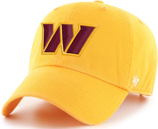 '47 Men's Washington Commanders Clean Up Adjustable Gold Hat