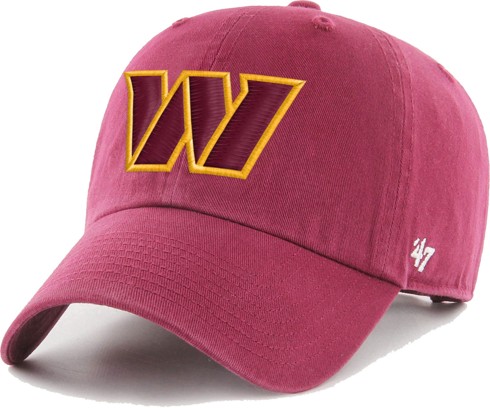 '47 Men's Washington Commanders Clean Up Adjustable Red Hat product image