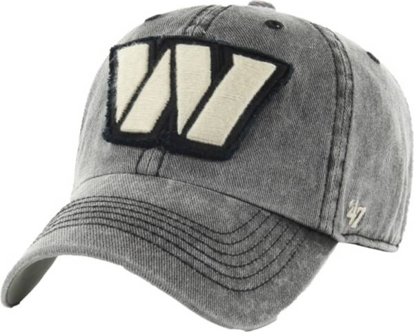 '47 Men's Washington Commanders Esker Black Adjustable Clean Up Hat product image