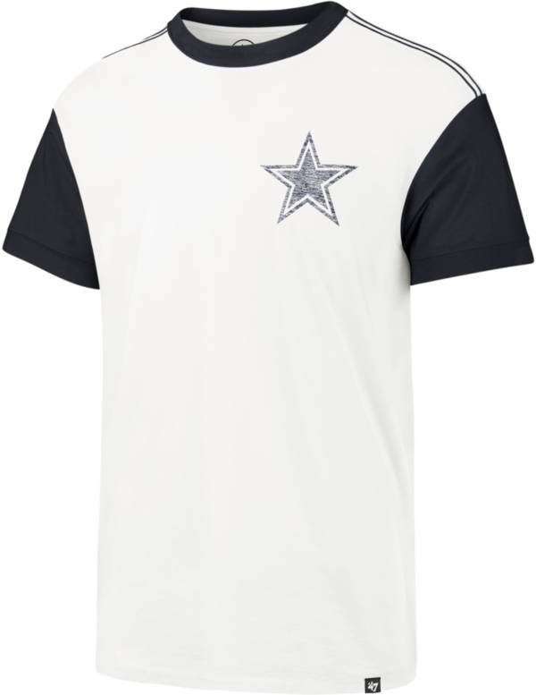 '47 Men's Dallas Cowboys Double Header White T-Shirt product image