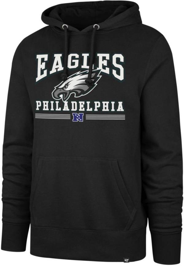 47 Men's Philadelphia Eagles Pack House Black Pullover Hoodie