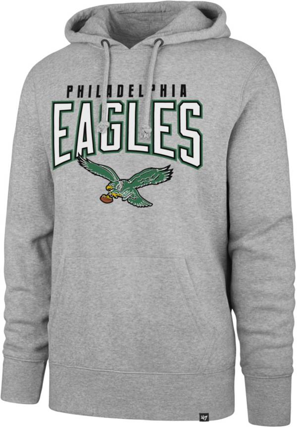 Philadelphia Eagles Fly Eagles Fly Slate Grey hooded sweatshirt - Shibe  Vintage Sports