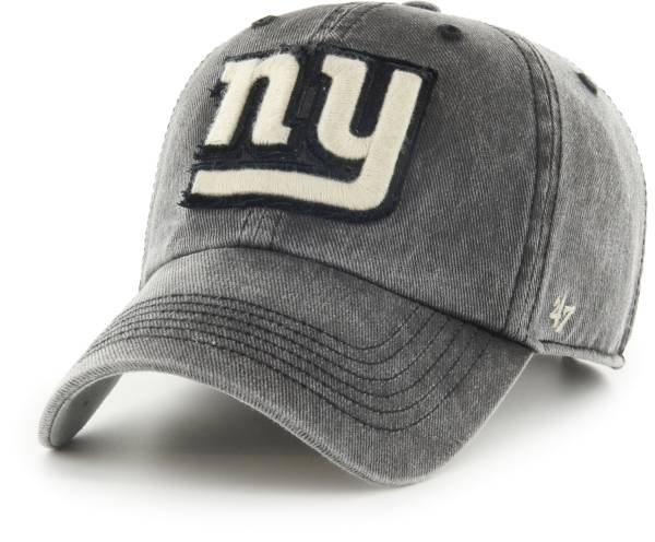 '47 Men's New York Giants Esker Clean Up Black Adjustable Hat product image