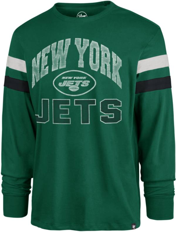 '47 Men's New York Jets Irving Franklin Green Long Sleeve T-Shirt product image