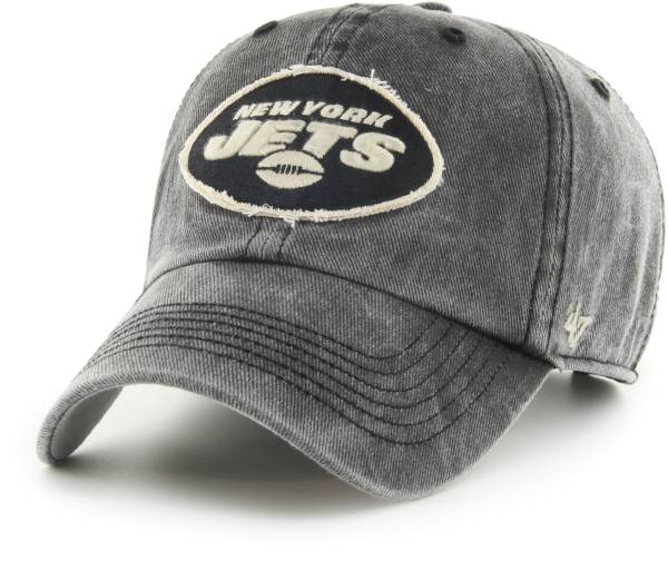 '47 Men's New York Jets Esker Clean Up Black Adjustable Hat product image