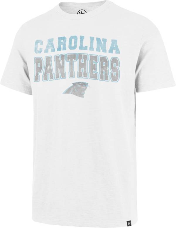 '47 Men's Carolina Panthers Stadium Wave White T-Shirt product image