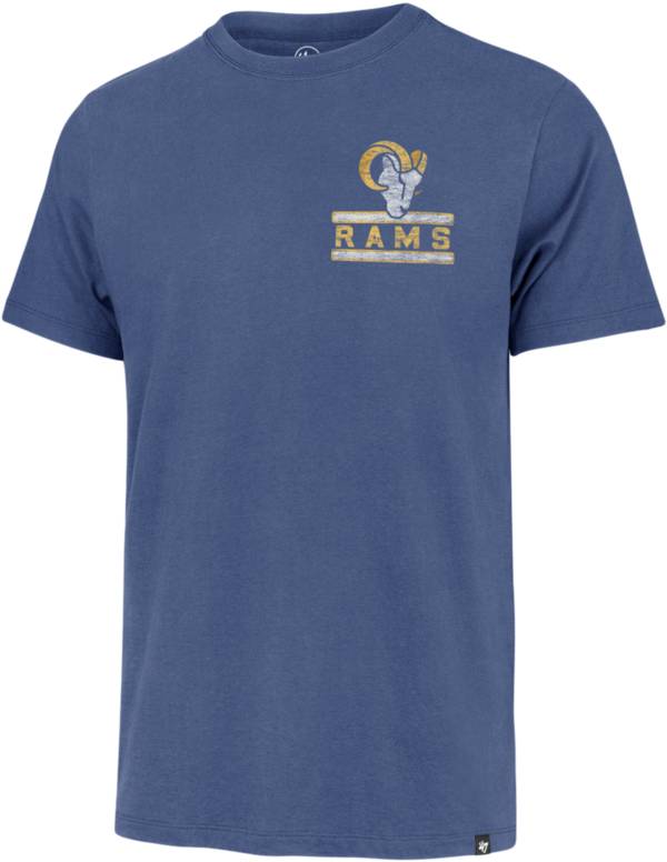 '47 Men's Los Angeles Rams Open Field Franklin Blue T-Shirt product image