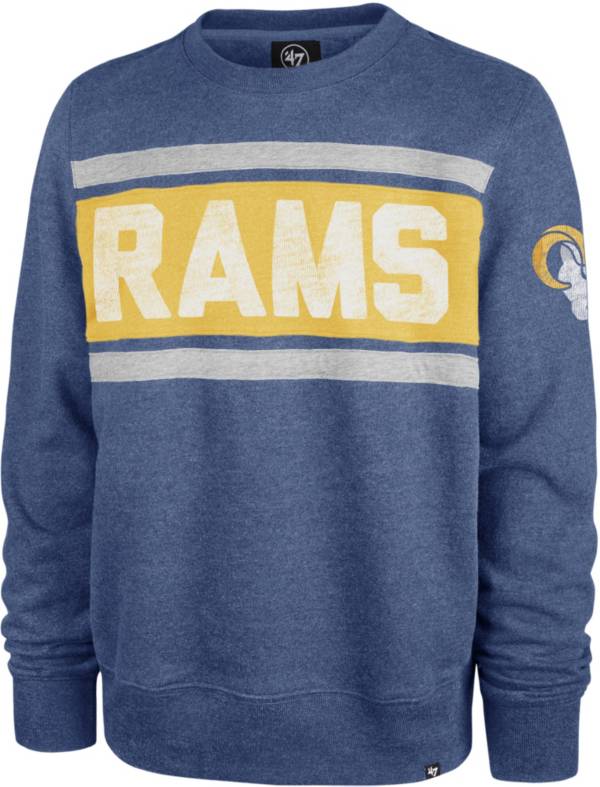 '47 Men's Los Angeles Rams Tribeca Blue Crew Sweatshirt product image