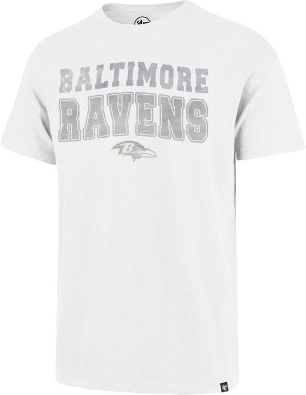 '47 Men's Baltimore Ravens Stadium Wave White T-Shirt product image