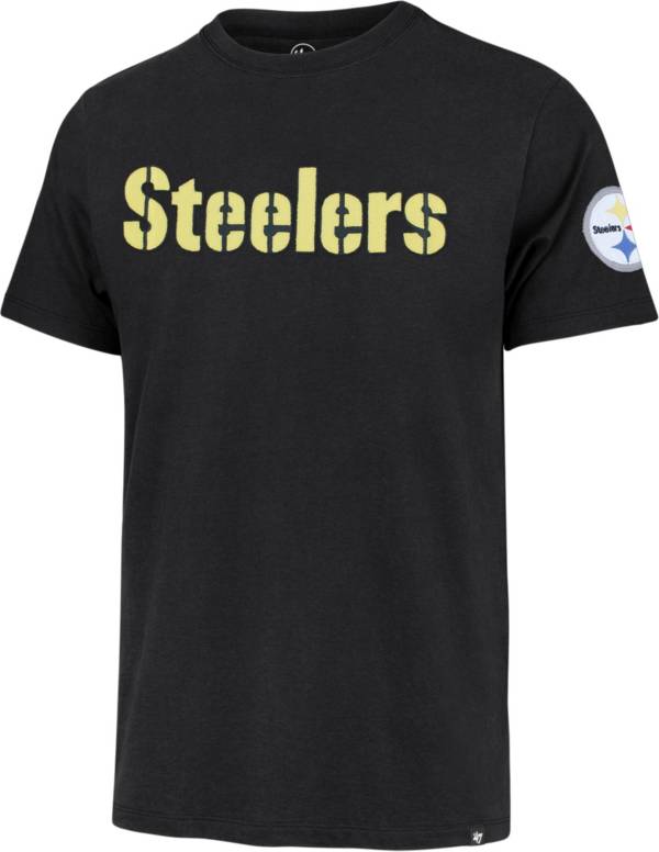 '47 Men's Pittsburgh Steelers Franklin Fieldhouse Black T-Shirt product image