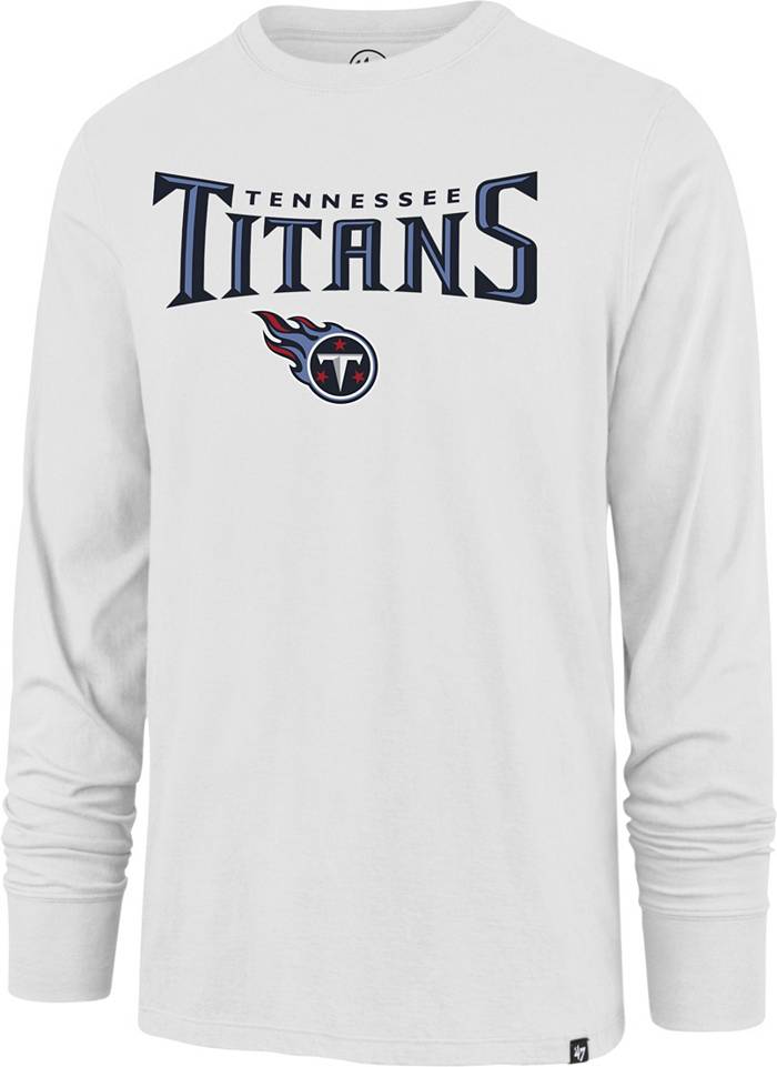 '47 Men's Tennessee Titans Pregame White Long Sleeve T-Shirt