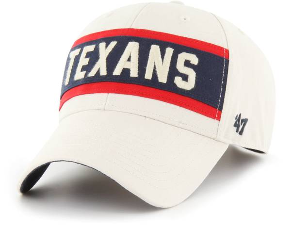 '47 Men's Houston Texans Crossroad MVP White Adjustable Hat product image