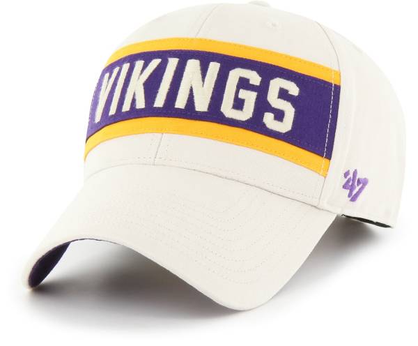 '47 Men's Minnesota Vikings Crossroad MVP White Adjustable Hat product image