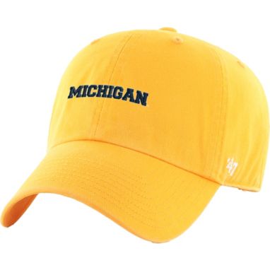 sorry, ‘47 Men's Michigan Wolverines Maize Script Side Clean Up Adjustable Hat is currently out of stock