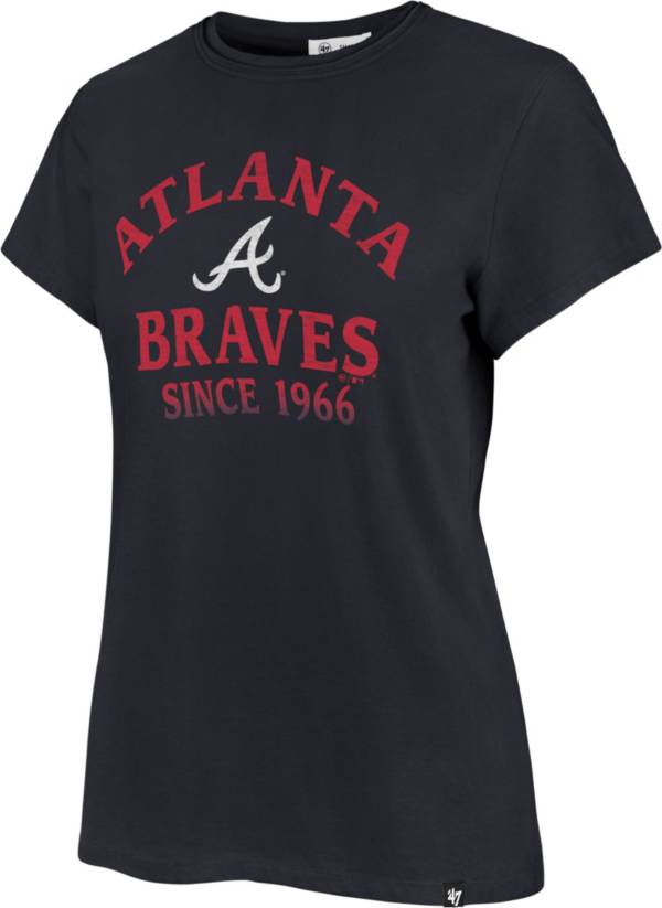 '47 Women's Atlanta Braves Blue Fade Frankie T-Shirt product image