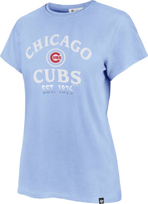 '47 Women's Chicago Cubs Blue Fade Frankie T-Shirt product image