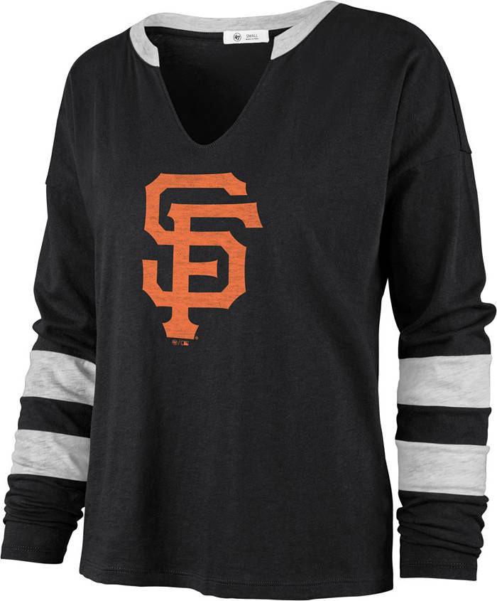 47 Women's San Francisco Giants Black Celeste Long Sleeve T-Shirt