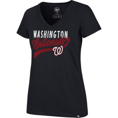 sorry, '47 Women's Washington Nationals Navy Glitter Rival V-Neck T-Shirt is currently out of stock