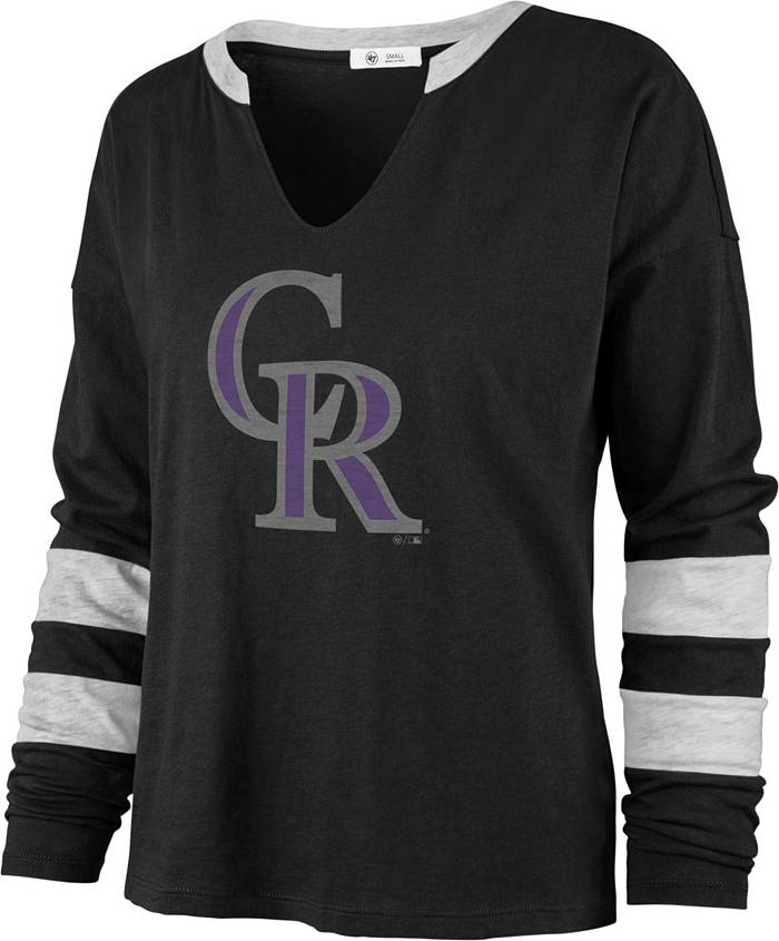 NHL Colorado Rockies Women's Vintage Long Sleeve T-Shirt - S