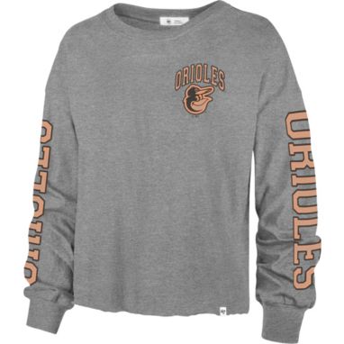 sorry, '47 Women's Baltimore Orioles Gray Parkway Long Sleeve T-Shirt is currently out of stock