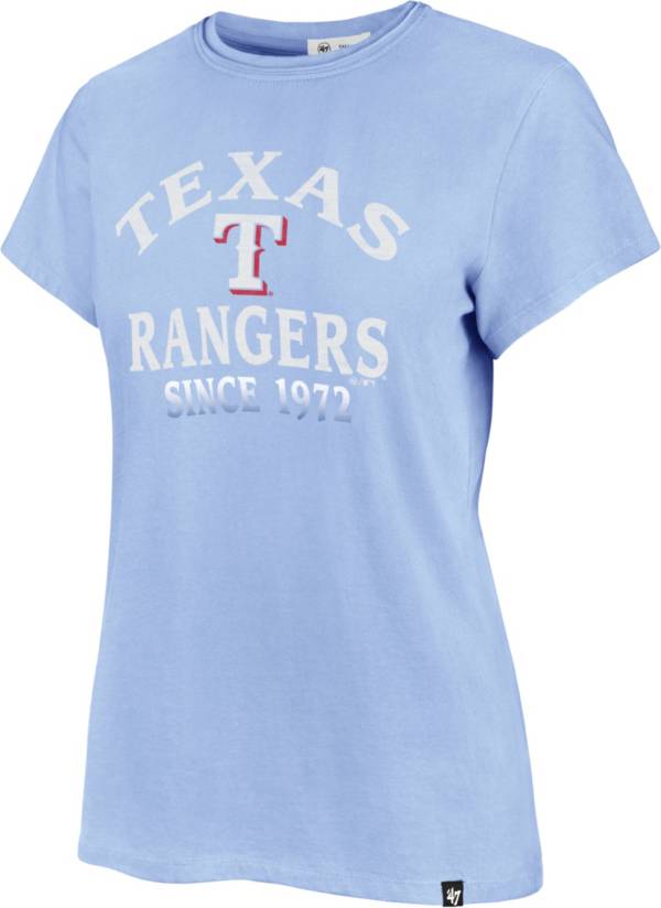'47 Women's Texas Rangers Blue Fade Frankie T-Shirt product image