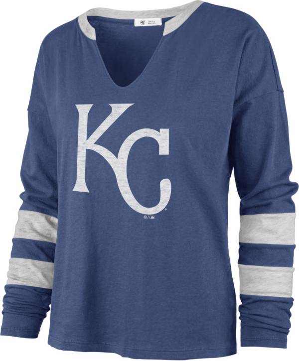 '47 Women's Kansas City Royals Blue Celeste Long Sleeve T-Shirt product image