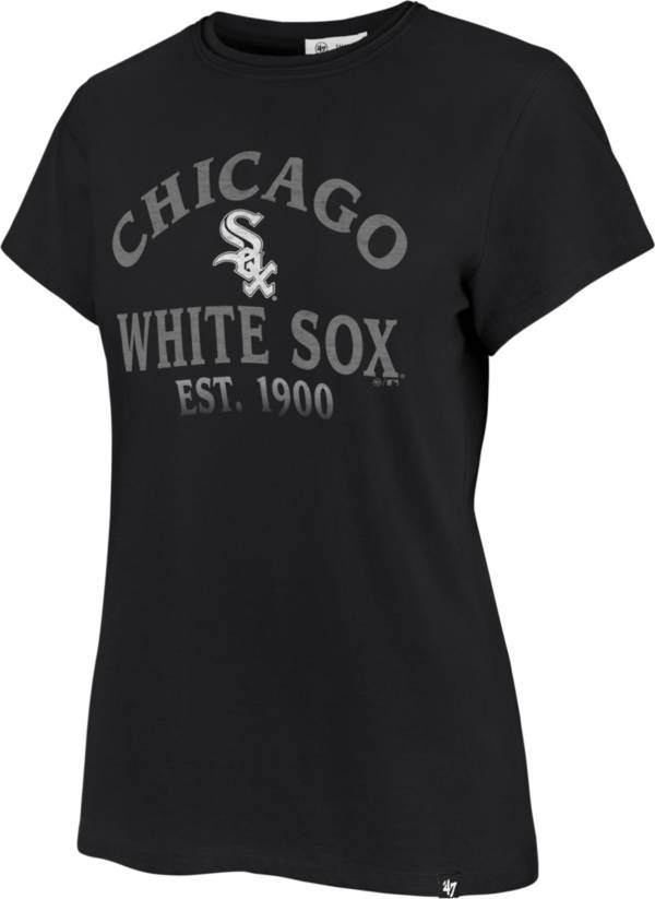 '47 Women's Chicago White Sox Black Fade Frankie T-Shirt product image