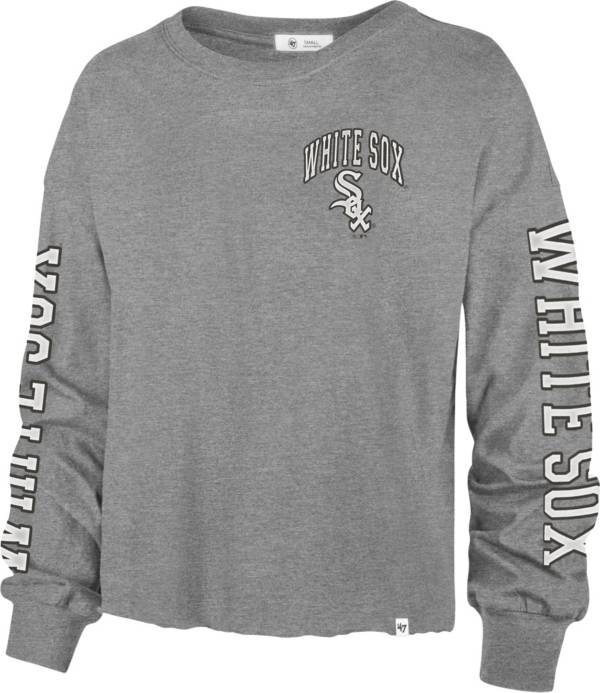 '47 Women's Chicago White Sox Gray Parkway Long Sleeve T-Shirt product image
