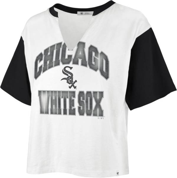 '47 Women's Chicago White Sox Tan Dolly Cropped T-Shirt product image
