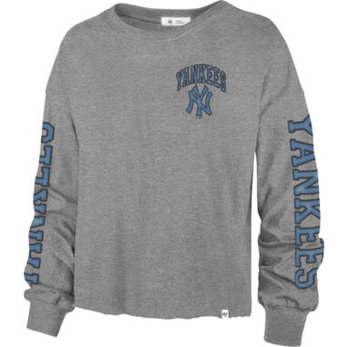 sorry, '47 Women's New York Yankees Gray Parkway Long Sleeve T-Shirt is currently out of stock