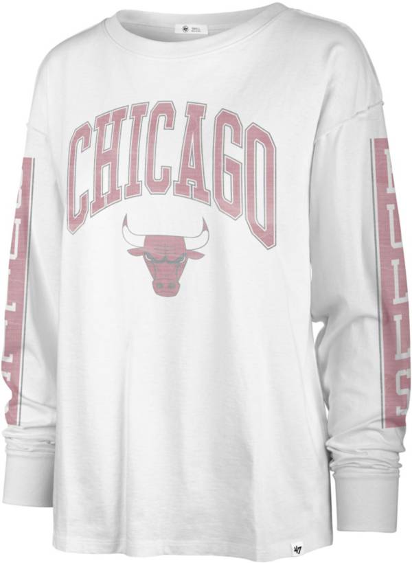 '47 Women's 2022-23 City Edition Chicago Bulls White Long Sleeve T-Shirt product image