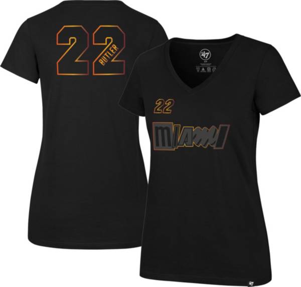 '47 Women's 2021-22 City Edition Miami Heat LaMelo Ball #2 Black T-Shirt