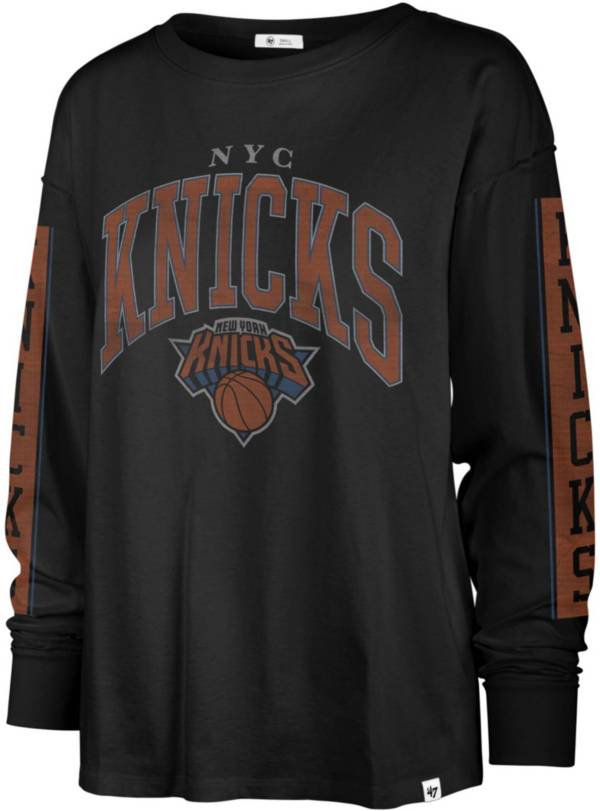 Women's New York Knicks Nike City Edition 22-23 Wordmark Longsleeve Tee