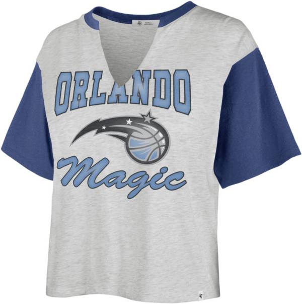'47 Women's Orlando Magic Grey Dolly Cropped T-Shirt product image
