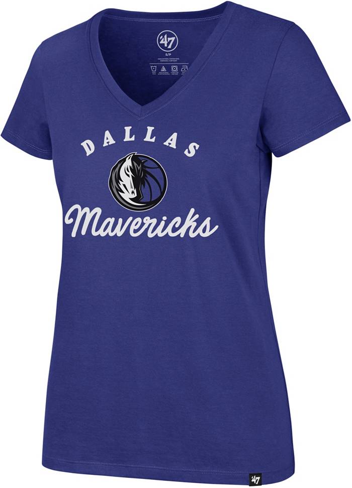 Women's 5th & Ocean by New Era Black Dallas Mavericks T-Shirt Size: Large