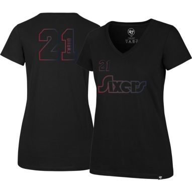 sorry, '47 Women's 2021-22 City Edition Philadelphia 76ers Joel Embiid #21 Black T-Shirt is currently out of stock