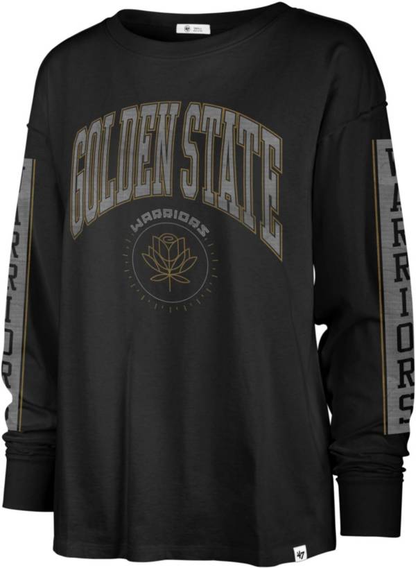 '47 Women's 2022-23 City Edition Golden State Warriors Black Long Sleeve T-Shirt product image