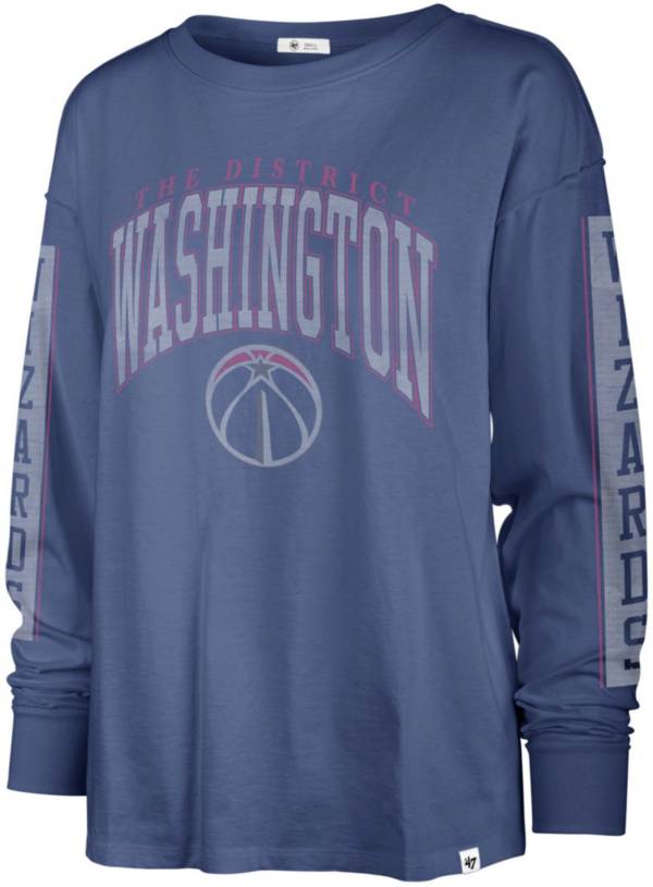 '47 Women's 2022-23 City Edition Washington Wizards Blue Long Sleeve T-Shirt product image