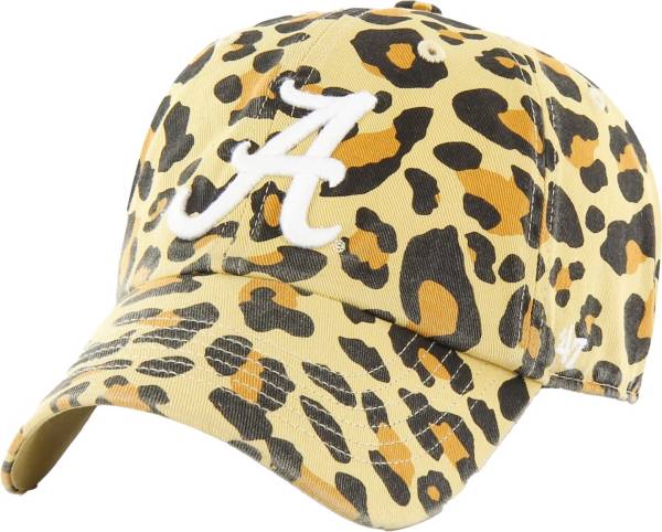 ‘47 Alabama Crimson Tide Gold Cheetah Clean Up Adjustable Hat product image
