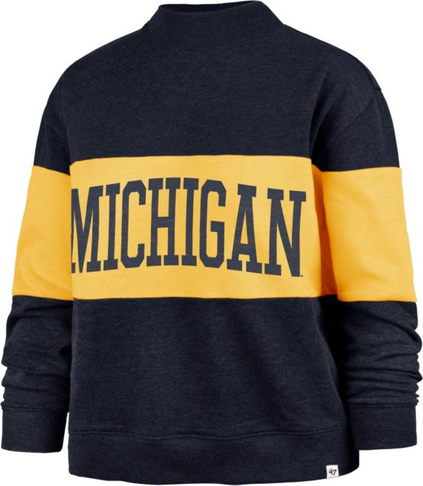 '47 Men's Michigan Wolverines Blue Pullover Hoodie product image