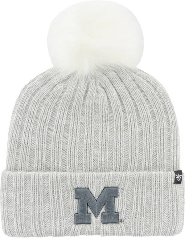 '47 Brand Men's Michigan Wolverines Grey Cuff Knit Hat product image