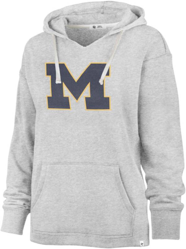 ‘47 Women's Michigan Wolverines Grey Kennedy Pullover Hoodie product image